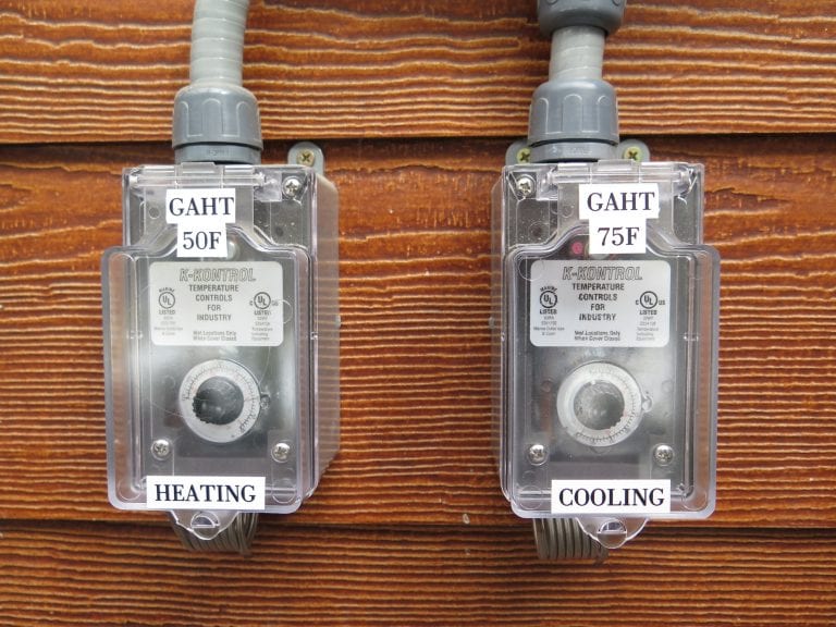Greenhouse Controls for GAHT system