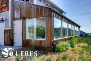 Residential wood greenhouse