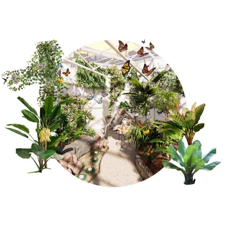 grow your own food- inside home tropical greenhouse