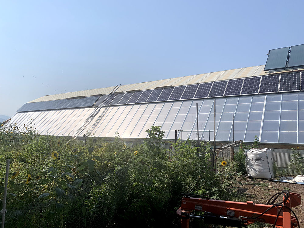 solar powered greenhouse