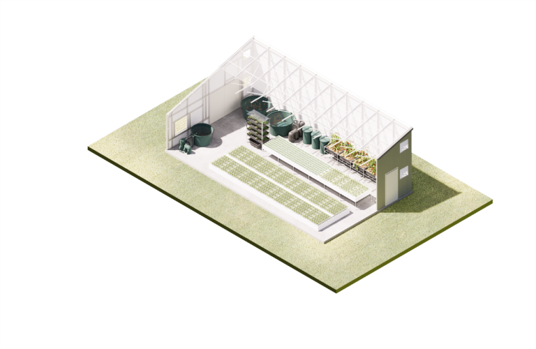 23x40- aquaponics greenhouse