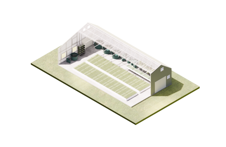 30x52- aquaponics greenhouse