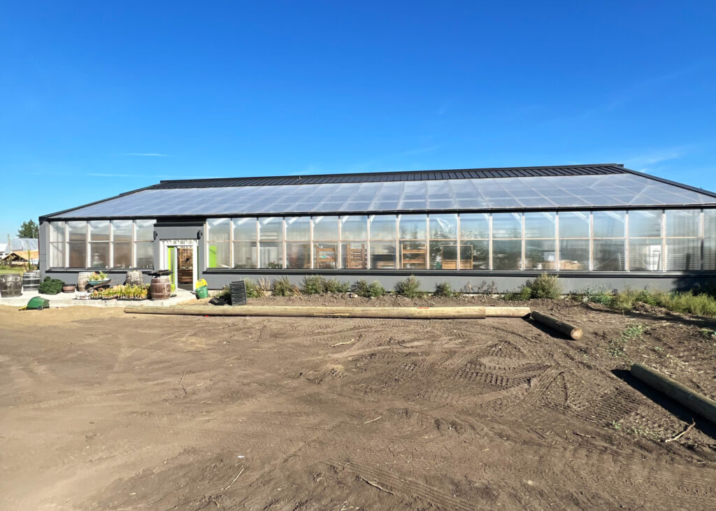 Ceres Greenhouse at Tangled Roots in Edmonton, Canada